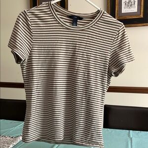Striped Short Sleeve Top